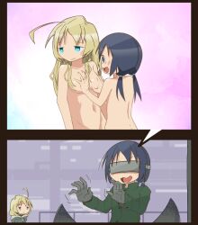 chito_(shoujo_shuumatsu_ryokou) fantasy girls'_last_tour groping lagado shoujo_shuumatsu_ryokou yuri yuuri_(shoujo_shuumatsu_ryokou)