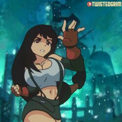 tifa lockhart from final fantasy by twistedgrim