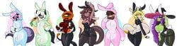 3girls 4futas absurdres anthro ass autopaizuri autopaizuri_under_clothes balls barit_(consoflonka) basalt_(limebreaker) big_ass big_breasts breasts bulge callie_(wrinklynewt) cleavage cowqet dickgirl easter erection_under_clothes female flaccid furry futanari highres huge_ass huge_balls huge_breasts huge_cock huge_testicles hyper hyper_balls hyper_breasts hyper_penis large_breasts limebreaker looking_at_viewer octavia_(limebreaker) paizuri penis penis_outline penis_under_clothes see-through skela_the_witch testicles toned wide_hips