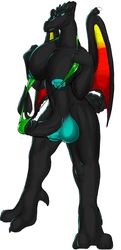 anthro big_breasts bigshow breasts clothed clothing herm hi_res hyper intersex metroid nintendo rhelena ridley ridley_morph scalie skimpy video_games