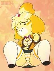 isabelle (animal crossing) from animal crossing by bitebox64