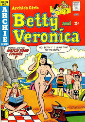 2girls 4boys archie_andrews archie_comics areolae beach beach_towel betty_and_veronica betty_cooper black_hair blonde_hair breasts clothed_male_nude_female cmnf comic comic_cover dark_hair dilton_doiley dixie_cup_hat edit english_text female hand_on_hip human male medium_breasts moose_mason moriartyhide multiple_boys narrow_waist nipples nude nude_female pale_skin pubic_hair reggie_mantle speech_bubble tagme unshaved_pussy veronica_lodge