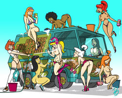 6+girls 9girls anus archie_comics areolae ass big_breasts bikini black_hair blonde_hair bottomless_skirt breasts brenda_chance bubble_butt busty butt captain_caveman_and_the_teen_angels car car_wash casual casual_exposure casual_nudity cleavage closed_eyes clothing crossover daphne_blake dark-skinned_female dark_skin earrings female female_only footwear hair_ornament hairband hanna-barbera happy heels high_heel_boots high_heels hourglass_figure jabberjaw jeannie_(hanna-barbera) jeannie_(tv_series) josie_and_the_pussycats josie_mcoy judy_jetson large_breasts long_hair multiple_girls mystery_machine navel nipple_piercing nipples no_panties orange_hair pale_skin panties pebbles_flintstone penelope_pitstop piercing pubic_hair purple-dishwasher pussy scooby-doo see-through shelly_lamarine shiny shiny_hair shiny_skin shoes short_hair sitting skirt smile sneakers squatting standing stockings susie_chan the_amazing_chan_and_the_chan_clan the_flintstones the_jetsons the_pebbles_and_bamm-bamm_show topless unshaved_pussy upskirt vagina valerie_brown van vehicle wacky_races washing wet_clothes white_hair wide_hips yuri