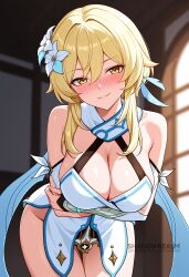 lumine (genshin impact) from genshin impact by shadowrealmarts