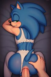 absurd_res ai_generated anal balls_touching femboy feminine_male lingerie panties_aside pov sonic_(series) sonic_the_hedgehog sonic_the_hedgehog_(series) tagme
