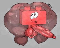 animate_inanimate armless ass_bigger_than_body ass_bigger_than_head battle_for_dream_island battle_for_dream_island_again bfdi bfdia first_porn_of_character huge_balls huge_butt huge_cock hyper hyper_ass lego_(object) lego_brick lego_brick_(bfdi) massive_ass massive_butt no_arms sagging_balls saggy_balls smile smiling sticking_out_tongue tongue_out veins_on_cock veins_on_dick veins_on_penis veiny veiny_penis yeah_(artist)