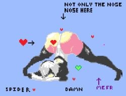 1girls female jack-o_pose nier:_automata pixel_art wplace yorha_2b yukio0o