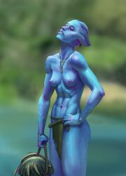 asari from bioware by luckyfk
