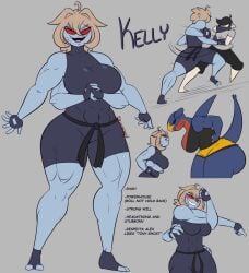 2025 2girls 4_arms abs anthro ass big_ass big_breasts big_butt black_bodysuit black_bottomwear black_clothing black_gloves black_hair black_handwear black_pants black_sclera black_skinsuit blonde_hair blue_body bodysuit bottomwear breasts bubble_ass bubble_butt clothed clothed_anthro clothed_female clothed_human clothed_humanoid clothed_male clothing dewwydarts dewwydartz digital_media_(artwork) english_text eye_contact female fight fingerless_gloves fox_(dewwydarts) furry garchomp generation_1_pokemon generation_4_pokemon gloves grey_body group gwen_(dewwydarts) gwen_(dewwydartz) hair handwear hi_res huge_ass huge_breasts human humanoid kelly_(dewwydarts) kelly_(dewwydartz) looking_at_another looking_at_viewer machamp male mammal markings model_sheet motion_lines multi_arm multi_limb multicolored_body muscular muscular_female muscular_humanoid nintendo pants pokemon pokemon_(species) pokemon_anthro red_body red_eyes shirt shorts skinsuit solo_focus stretching_arms t-shirt tail text thick_thighs tight_clothing tight_fit topwear trio wide_hips yellow_bottomwear yellow_clothing yellow_eyes yellow_markings yellow_shorts