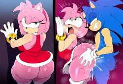 amy rose from sega by mullon