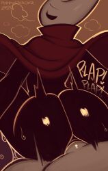 1girls 2_horns alternate_body_type alternate_breast_size arthropod artist_name big_ass big_breasts big_butt black_body black_skin breasts bubble_ass bubble_butt bug bug_girl female female_only hollow_knight hollow_knight:_silksong hornet_(hollow_knight) large_ass large_breasts large_butt puppysnackz silksong
