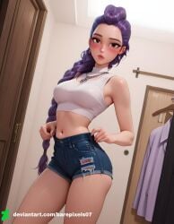 rumi (kpop demon hunters) from kpop demon hunters by barepixels07