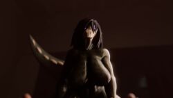 furry monster_girl nastytentaclee scp-682 scp_foundation sound tagme video