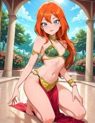 2025 ai_generated bloom_(winx_club) deviantart elryusam looking_at_viewer lucasfilm nickelodeon princess_leia_organa princess_leia_organa_(cosplay) smiling_at_viewer star_wars unknown_place viacom winx_club