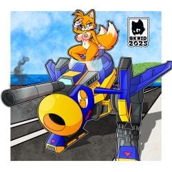 2_tails anthro areola big_breasts black_nose blue_eyes border breasts canid canine cheek_tuft clothing dipstick_tail facial_tuft female fox front_view fur genitals gloves gloves_only handwear handwear_only head_tuft hi_res looking_at_viewer machine mammal markings mecha miles_tails_prower mostly_nude multi_tail nipples nude orange_body orange_fur pink_areola pink_nipples pussy rule_63 sega sitting skwid smile solo sonic_(series) sonic_the_hedgehog_(series) tail tail_markings tails tails_the_fox tailsko thick_thighs tuft vulva white_body white_border white_clothing white_fur white_gloves white_handwear wide_hips
