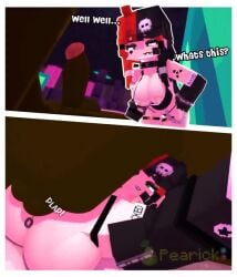 1boy 1boy1girl 1girls 3d anal_beads animated art_trade balls big_breasts blacked blacked_clothing breasts dark-skinned_male duo ellie_walls_(odysseyellie) english_text female female_penetrated goth longer_than_30_seconds male male/female male_penetrating male_penetrating_female minecraft pearickmc penis sex sound straight tagme text video