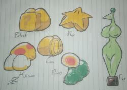 ass breasts inanimate_object mario_(series) mario_bros padhasnx pussy super_mario_bros. super_mario_bros._(nes) tagme traditional_art traditional_media traditional_media_(artwork) twitter_username voluptuous