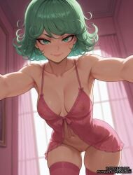 ai_assisted ai_generated anime anime_style big_ass big_breasts breasts breasts clitoris curly_hair curvaceous curvaceous_body curvaceous_female curvaceous_figure female female female_focus fit_female girl girly green_hair hentai hourglass_figure huge_ass huge_breasts kaeliiin one-punch_man pussy selfie sexy shiny tatsumaki uncensored vagina voluptuous voluptuous_female waifu waifu_diffusion