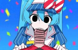 ai_generated blowjob female futa_on_female futanari hatsune_miku kasane_teto mesmerizer_(vocaloid) sharp_teeth tagme vocaloid