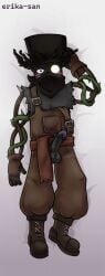 1_eye 1boy 2025 artist_name artist_signature balls bandana big_dick blush blush_lines blushing_at_viewer bodypillow boner boots chest covered_face dakimakura dakimakura_(medium) dakimakura_design dakimakura_pillow dakimakura_pose dark_skin digital_drawing_(artwork) digital_media digital_media_(artwork) doors doors_(roblox) erect_penis erection erika-san_(artist) first_porn_of_character flustered fog foggy foreskin four_fingers front_position fully_retracted_foreskin gay gloves glowing_eye groundskeeper groundskeeper_(doors) hat humanoid inviting laying laying_on_bed loose_clothing male male_only monster monster_boy nervous non-human open_pants overalls penis queer retracted_foreskin ripped_clothing roblox roblox_game scarecrow self_upload shy simple_background skeleton solo solo_anthro solo_focus solo_male straw_hat testicles text thorns uncircumcised uncircumcised_penis uncovered_chest uncut undead vines watermark yaoi