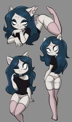 anthro ass claire_(the_summoning) clothed clothing cute felid feline felis female furry furry_only jek_korpen solo tagme the_summoning