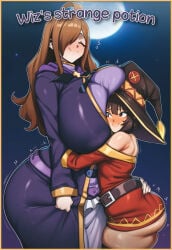 ai ai_art ai_generated blizzie_ai kono_subarashii_sekai_ni_shukufuku_wo! megumin wiz_(konosuba)