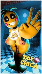 4k blender breasts female five_nights_at_freddy's five_nights_at_freddy's_2 fnaf jordevoir naked solo toy_chica_(fnaf) toy_chica_(love_taste)