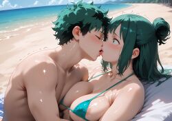 inko midoriya from my hero academia by zang3tsu