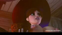 3d agent agent_red_girl animated female futanari girl intersex penis penis_expansion penis_shrinking red tagme video