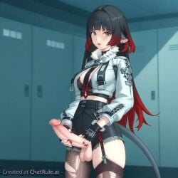 ai_generated animated cum cum_explosion cumshot futa_focus futa_solo futanari handjob intersex jerking jerkingoff masturbation no_sound penis semen solo solo_futa tagme video