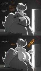 akaiga big_breasts breasts cleavage female furry huge_breasts nipples nude tagme thick_thighs wide_hips