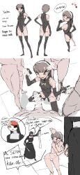 1girls 3girls 4boys angry_female arms armwear asking_for_help ban_hellsong_(pizzlet) baton black_armwear black_eyebrows black_eyelashes black_gloves black_hair black_hair_female black_stockings black_veil bodysuit bukkake censor_lines censored censored_penis character_sheet clothed_female crying cum_on_clothes cum_on_face cum_on_hair dark-skinned_female dark_hair dark_hair_female dark_skin english_text female fully_clothed_female gloved_handjob gloves grey_hair grey_hair_female hi_res high_res high_resolution highres image_set light-skinned_female light-skinned_male light_skin long_gloves male male/female naked nipples_visible_through_clothing nude nude_female nude_male nun nun_hat nun_outfit nun_veil open_mouth orange_hair original original_character original_characters partial_male partially_clothed_female partially_colored penis pizzlet red_eyes red_eyes_female running_away sharp_teeth simple_coloring sketch skinny skinny_female squatting squatting_female standing standing_male stockings straight tall_female teeth teeth_showing text thighs thin thin_female veil yacha_(pizzlet)
