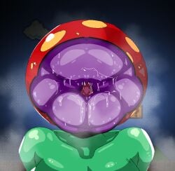 1girls big_lips big_lips_no_eyes breasts female female_only flora_fauna gayplantsex kiss_pov kissing kissing_viewer lips_focus mario_(series) nintendo no_eyes nude piranha_plant puckered_lips puffy_lips purple_lips putrid_piranha saliva solo solo_female steam steamy_breath