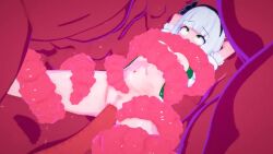 3d animated clothed_sex defeat defeated longer_than_30_seconds mightyniku tagme tentacle tentacle_sex touhou video youmu_konpaku