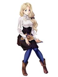 fire_emblem fire_emblem:_three_houses garreg_mach_monastery_uniform large_breasts mercedes_von_martritz nintendo side_ponytail source_request tamamon