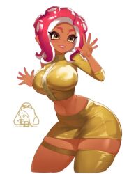 agent 8 (splatoon) from splatoon by little blood