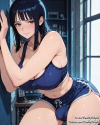 1futa abs ai_generated armpits balls breasts cock dickgirl dualitydelights futa_only futa_sans_pussy futanari futanari_only girly high_resolution highres horny huge_ass huge_balls huge_boobs huge_breasts huge_butt huge_cock huge_testicles huge_thighs medium_ass medium_breasts medium_penis muscular nico_robin one_piece penis self_upload sexy stable_diffusion worship
