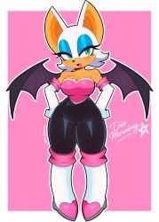 rouge the bat from sega by dio markez
