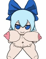 belly belly_bulge big_ass big_belly big_breasts blue_hair breasts chubby_ass chubby_female cirno digest digested digested_alive digested_prey digesting digesting_live_prey digesting_prey digestion digestion_noises digestion_sequence doll doll_girl fat_ass female female/female female_pred female_predator fumo_plush ice_wings large_breasts plush plushie post_vore small_pred small_predator touhou vore vore_sequence