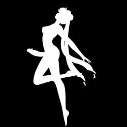 1futa arched_back ass bishoujo_senshi_sailor_moon black_background breasts erection female_focus futanari large_penis magical_girl monochrome nipples nude odango penis sailor_moon sillhouette solo third-party_edit twintails uncircumcised usagi_tsukino very_long_hair