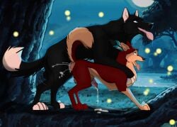 absurd_res anal anal_orgasm anal_sex animal_genitalia animal_penis arthropod balls bandit_(holidaypup) beetle bodily_fluids canid canine canine_genitalia canine_penis canis cum cum_from_ass cum_in_ass cum_inside cum_while_penetrated cumshot digital_media_(artwork) dingo domestic_dog duo ejaculation elateroid erection feral feral_on_feral feral_penetrated feral_penetrating feral_penetrating_feral firefly forest from_behind_position fur genital_fluids genitals hands-free hi_res holidaypup insects knot looking_pleasured male male/male male_penetrated male_penetrating male_penetrating_male mammal nature orgasm orgasm_face outside penetration penile penile_penetration penis plant saliva saliva_string sex smile tail tongue tongue_out tree wolf