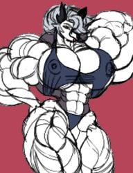 abs biceps big_breasts big_muscles breasts canine female hair hellhound helluva_boss huge_breasts huge_muscles large_breasts large_muscles long_hair loona_(helluva_boss) muscles muscular muscular_arms muscular_female muscular_legs muscular_thighs pecs