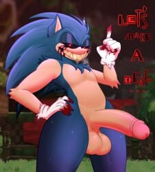 1male bleeding_eyes blood bloody_hands cock creepypasta demon epileptic_goat erect_penis erection femboy furry furry_male gloves hedgehog sharp_teeth sonic.exe_(character) sonic.exe_(creepypasta) sonic_the_hedgehog