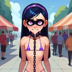 after_sex ai_generated cum cum_in_mouth disney hypnosis micro_bikini pixar public the_incredibles violet_parr