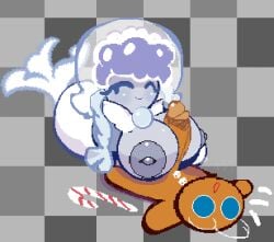 cookie_run frilled_jellyfish_cookie gingerbrave male off_model pixel_art titfuck titjob