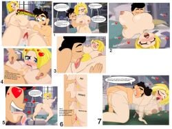 1boy 1girls aqualad big_breasts black_hair bleeding_from_pussy blonde_hair breast_sucking comic dc dc_comics dc_super_hero_boys dc_super_hero_girls dialogue djpaint96-ii enjoying excited female first_time garth_bernstein garth_bernstein_(shg) hairy_pussy kara_danvers kara_zor-el kara_zor-l karen_starr licking_pussy male part_of_a_set penetration penis_in_pussy pleasure_face sex sucking_nipples sucking_penis supergirl thick_legs vaginal_penetration