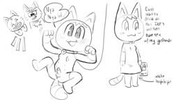 animal_crossing anthro anus balls breasts choker clothed clothing english_text erection felid female genitals group gynomorph hi_res intersex jewelry katt_(animal_crossing) leash mammal monochrome multi_nipple necklace nintendo nipples penis polyamory rosie_(animal_crossing) supercapsule tabby_(animal_crossing) text video_games