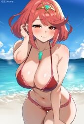 breasts female female_only namu nintendo pyra solo swimsuit tagme xenoblade_(series) xenoblade_chronicles_2