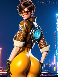 ai_generated ass leggings overslimy overwatch suit tagme tracer