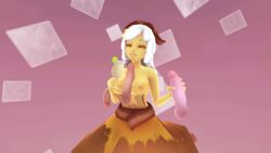 3d adventure_time breakfast_princess breasts female multiple_penises tagme what_if_adventure_time_was_a_3d_anime white_hair